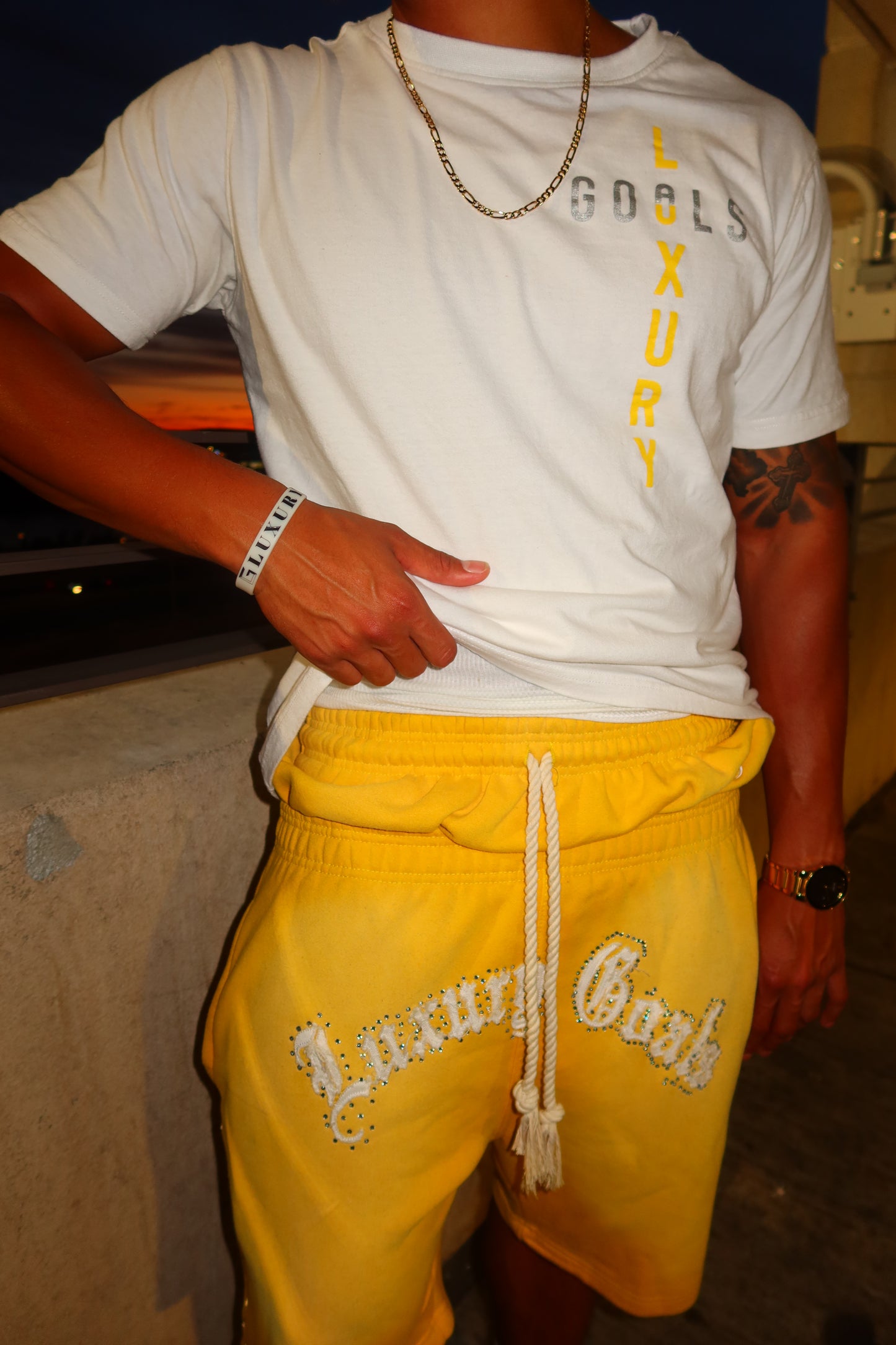 Luxury Double Waist Shorts