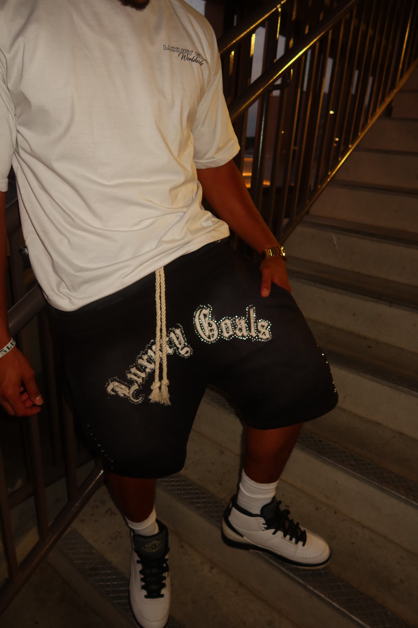 Luxury Double Waist Shorts